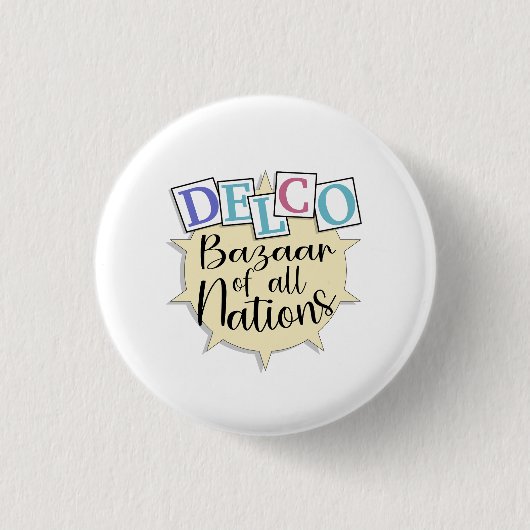 Delco-Basar aller Nationen Button (Vorderseite)