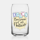 Delco Basar der Nationen Dosenglas (Rückseite)