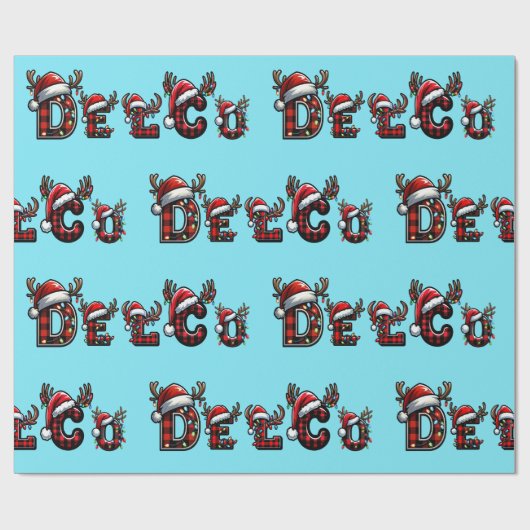 delco Christmas Geschenkpapier (Flach)