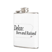 Delco Geboren und aufgezogen Flachmann (Links)