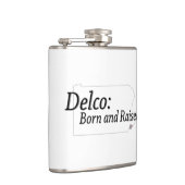 Delco Geboren und aufgezogen Flachmann (Rechts)