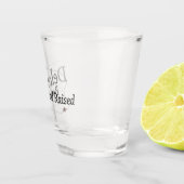 Delco Geboren und aufgezogen Schnapsglas (Rechts)