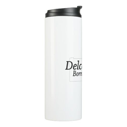 Delco Geboren und aufgezogen Thermosbecher (Nach links gedreht)
