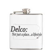 Delco Lifestyle Flachmann (Vorderseite)