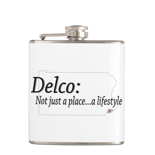 Delco Lifestyle Flachmann (Vorderseite)