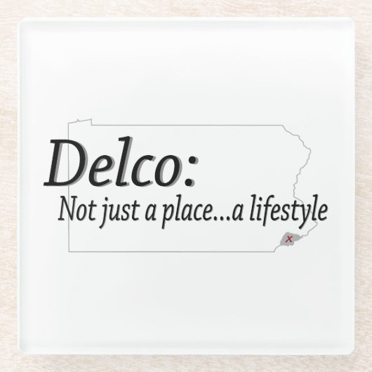 Delco Lifestyle Glasuntersetzer (Vorderseite)