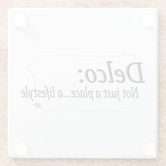 Delco Lifestyle Glasuntersetzer (Rückseite)