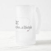 Delco Lifestyle Mattglas Bierglas (VorderseiteRechts)