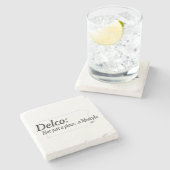 Delco Lifestyle Steinuntersetzer (Seitenansicht)