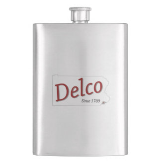 DELCO (R) seit 1789 Flachmann
