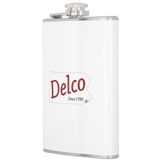 DELCO (R) seit 1789 Flachmann (Links)