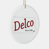DELCO (R) seit 1789 Keramik Ornament (Rechts)