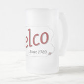 DELCO (R) seit 1789 Mattglas Bierglas (VorderseiteRechts)