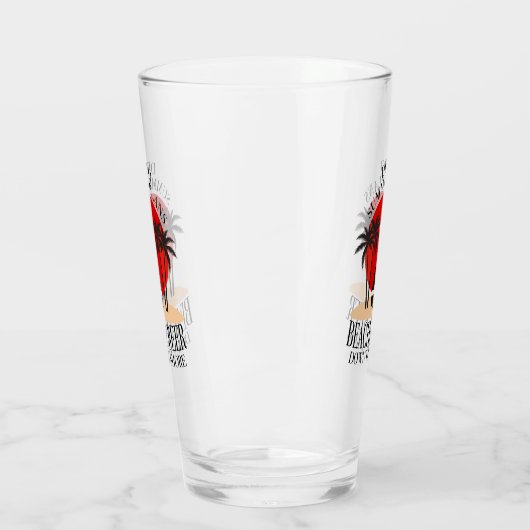 Delco Summer plant Strand und Bier am Ufer Glas (Links)