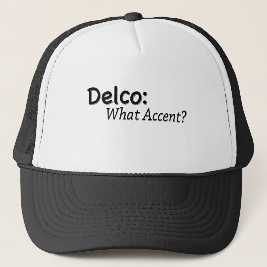 Delco Was Akzent Truckerkappe (Vorderseite)