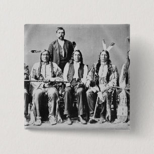 Delegation von Sioux-Leitern, geführt durch rote Button