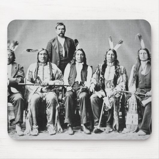 Delegation von Sioux-Leitern, geführt durch rote Mousepad (Vorne)