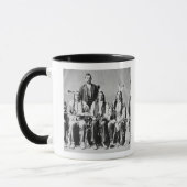 Delegation von Sioux-Leitern, geführt durch rote Tasse (Links)