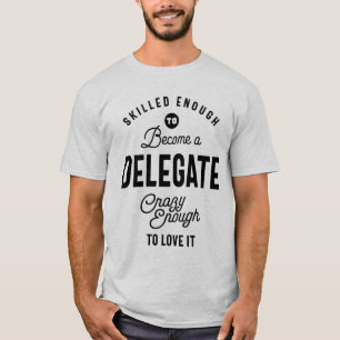 Delegierte Job Titel T-Shirt Geschenke Männer Frau