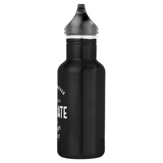 Delegierte Job Titel T-Shirt Geschenke Männer Frau Edelstahlflasche (Rechts)