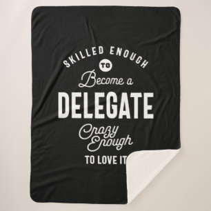Delegierte Job Titel T-Shirt Geschenke Männer Frau Sherpadecke