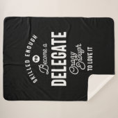 Delegierte Job Titel T-Shirt Geschenke Männer Frau Sherpadecke (Vorderseite (Horizontal))