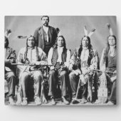 Delegiof Sioux chiefs, led by Red Cloud (1822) Fotoplatte (Vorderseite)