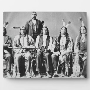Delegiof Sioux chiefs, led by Red Cloud (1822) Fotoplatte