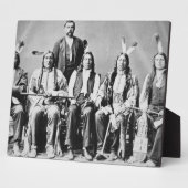 Delegiof Sioux chiefs, led by Red Cloud (1822) Fotoplatte (Seite)