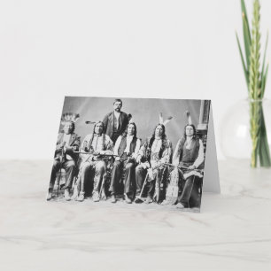 Delegiof Sioux chiefs, led by Red Cloud (1822) Karte