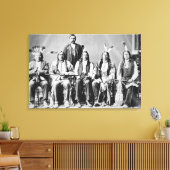 Delegiof Sioux chiefs, led by Red Cloud (1822) Leinwanddruck (Insitu (Wohnzimmer))