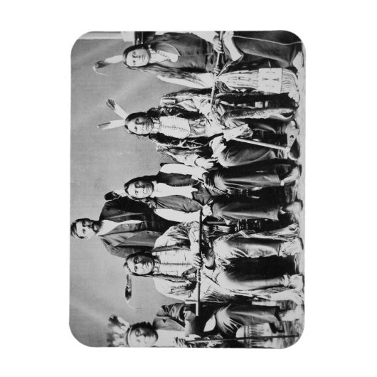 Delegiof Sioux chiefs, led by Red Cloud (1822) Magnet (Vertikal)