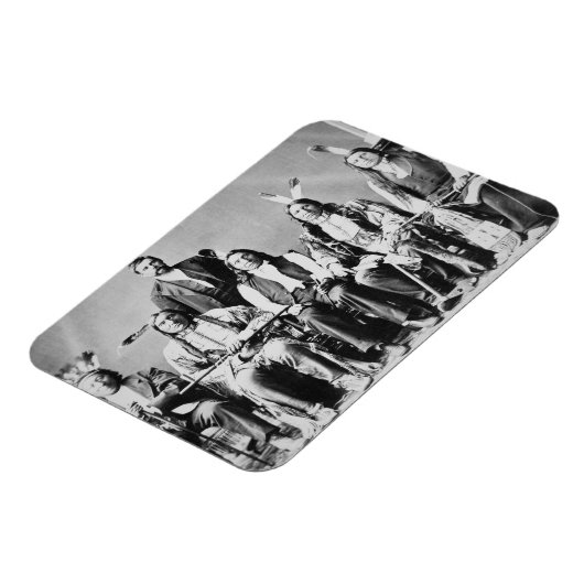 Delegiof Sioux chiefs, led by Red Cloud (1822) Magnet (Linke Seite)