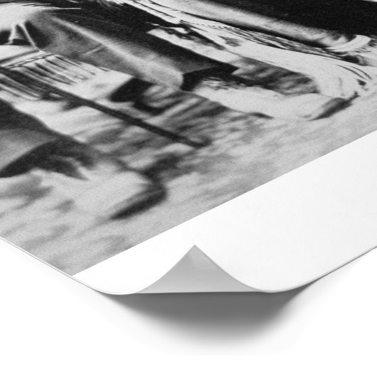 Delegiof Sioux chiefs, led by Red Cloud (1822) Poster (Ecke)