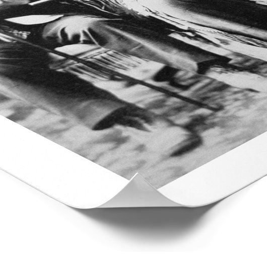 Delegiof Sioux chiefs, led by Red Cloud (1822) Poster (Ecke)