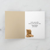 Delektierbare Geburtstagskorken Chip Cookies Karte (Innenseite)