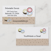 Delektive Donuts Visitenkarte (Vorne/Hinten)