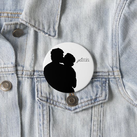 Delena "Doppelflammen-" Knopf Button (Beispiel)