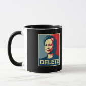 DELETE - Anti-Hillary-Poster - - Anti-Hillary -.pn Tasse (Links)