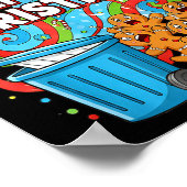 Delete Cookies Funny Christmas Cookie Poster (Ecke)