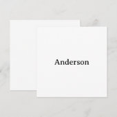 Delete Text Replace Own Design 5.25" Squared Dankeskarte (Vorne/Hinten)