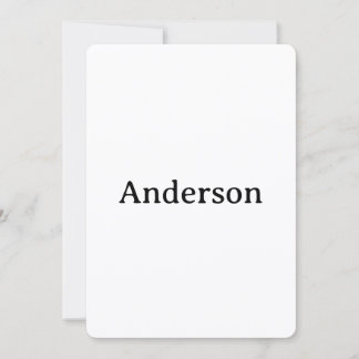 Delete Text Replace Own Design 5" x 7" Rounded Dankeskarte