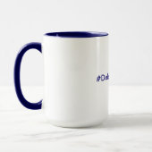 #DeleteFacebook 15 Unze. Tasse (Marine-Blau u. (Links)