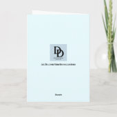 Delfin-Abschlusskarte Karte (Rückseite)