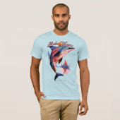 Delfín Abstracto y Moderno T-Shirt (Vorne ganz)