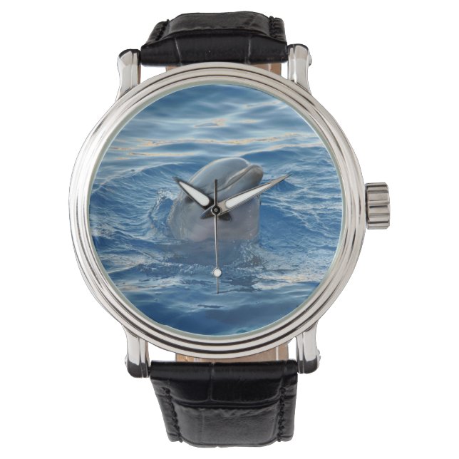 Delfin Armbanduhr (Vorderseite)