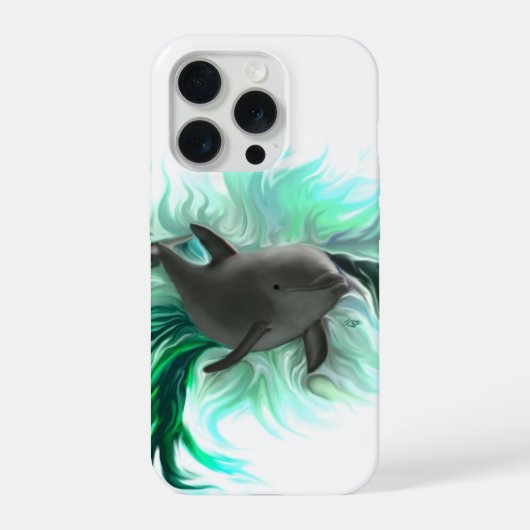Delfin Baby iPhone Hülle (Rückseite)