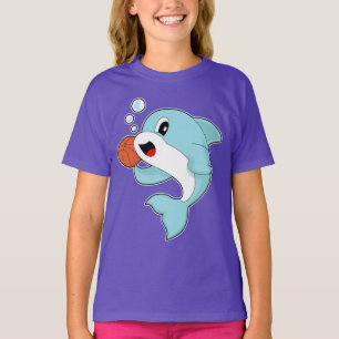 Delfin Basketballspieler Basketball T-Shirt