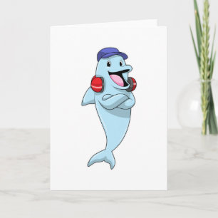 Delfin bei Musik hören Karte