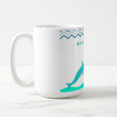 Delfin benutzerdefiniertes Wasser Kaffeetasse (Links)